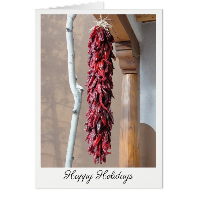 Happy Holidays - New Mexico Style Cards (Front)