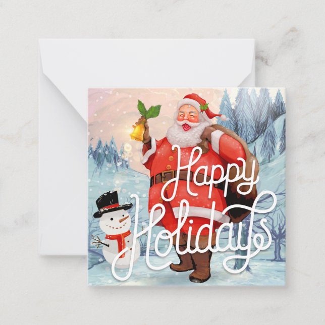 Happy Holidays Note Card (Front)