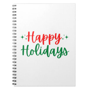 Happy Holidays Notebook