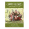 Happy Holidays Olive Green Photo Family