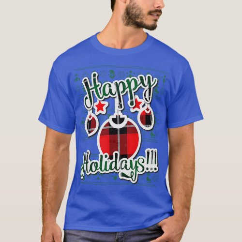 Happy Holidays Ornaments 1 T_Shirt