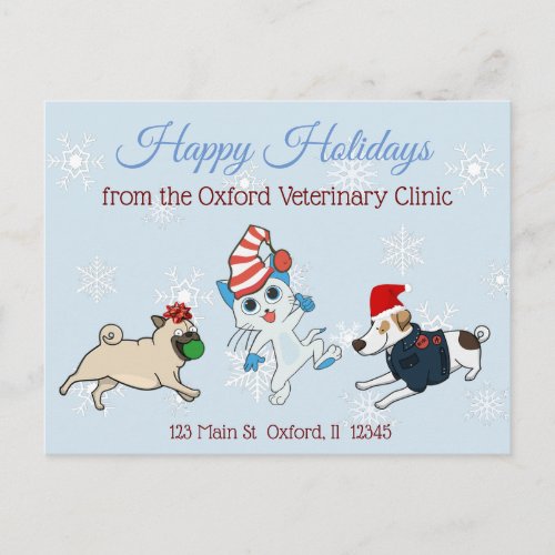 Happy Holidays Pet Business Christmas Cards