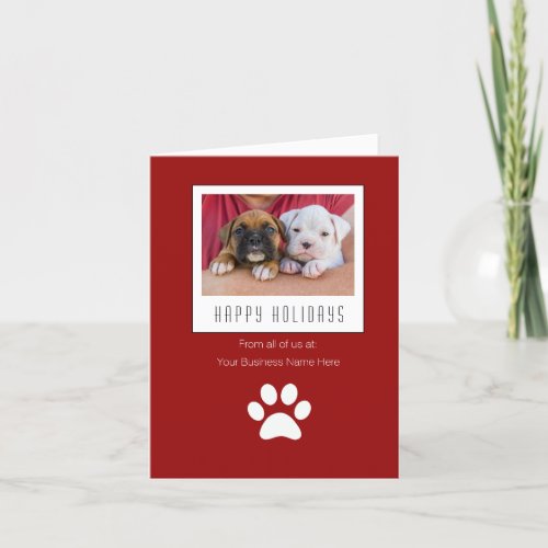 Happy Holidays _ Pet Business Holiday Card