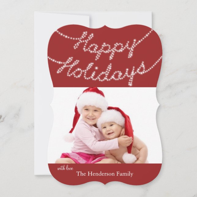 Happy Holidays Photo Card (Front)