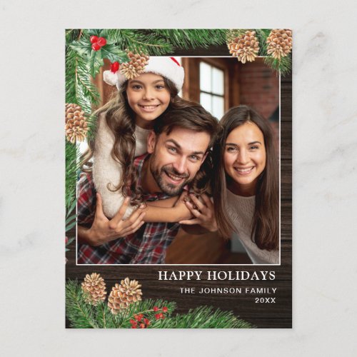 Happy Holidays PHOTO Christmas Greeting Card