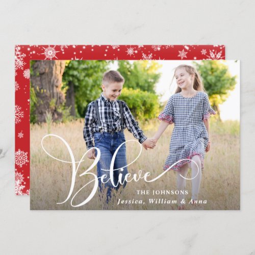 Happy Holidays PHOTO Christmas Greeting Holiday Card