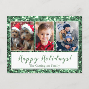 Happy Holidays Photo Christmas Postcard