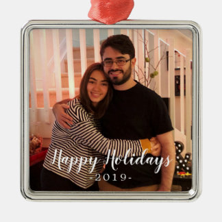 Happy Holidays Photo Ornament