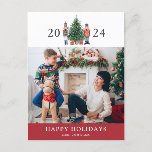 Happy Holidays Photo postcard