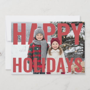 Happy Holidays PhotoPop Card