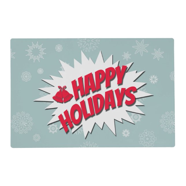 Happy Holidays Placemat (Front)