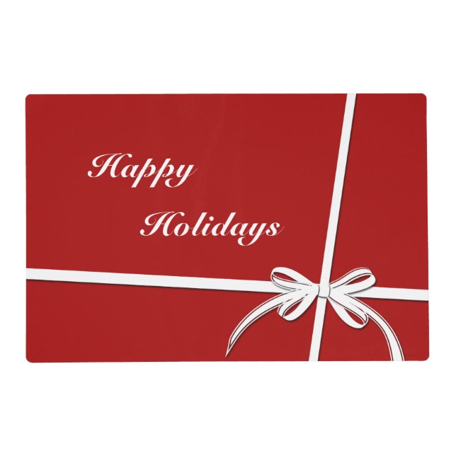 Happy Holidays Placemat (Front)