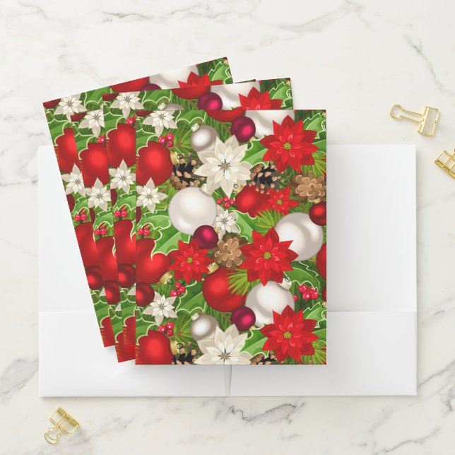 Happy Holidays Pocket Folders (In Situ)