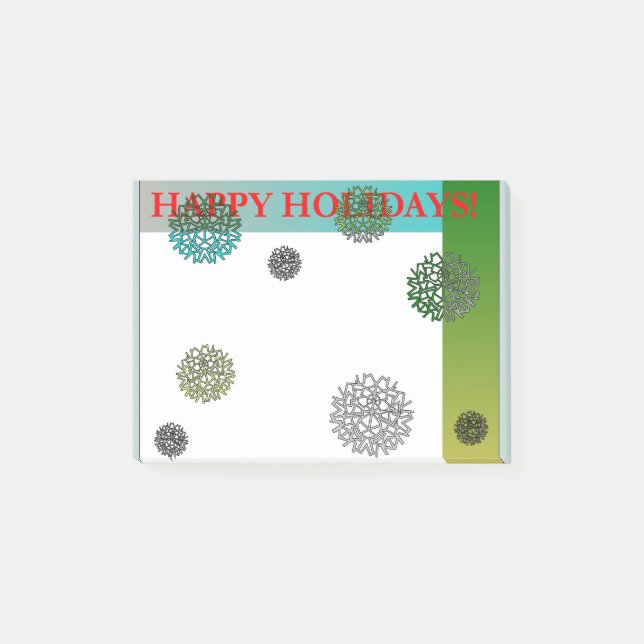 Happy Holidays Post-it Notes (Front)