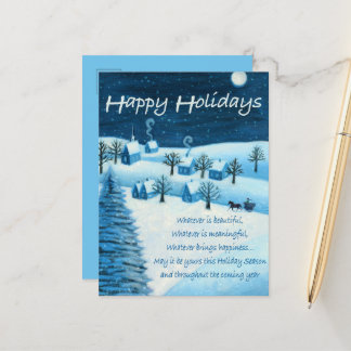 Happy Holidays Postcard
