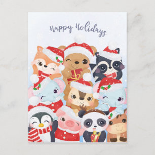 Happy Holidays Postcard