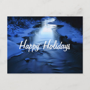 Happy Holidays postcard