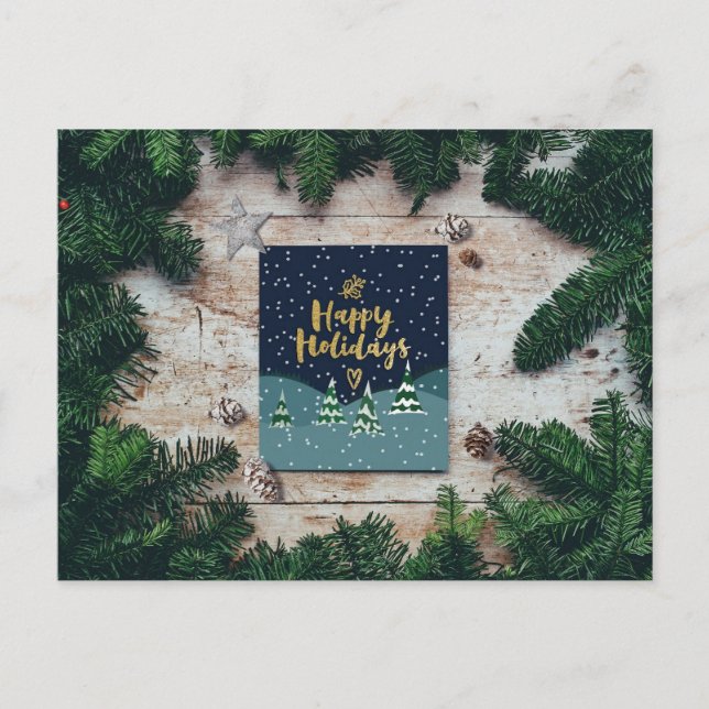 Happy Holidays Postcard (Front)