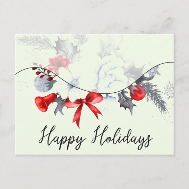 “Happy Holidays” Postcard (Front)