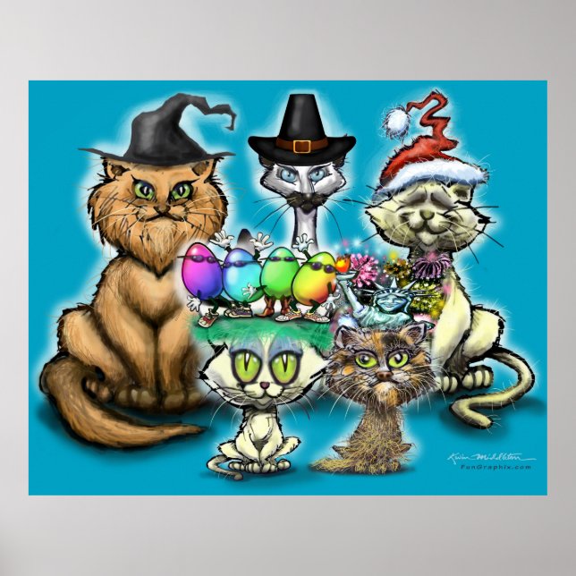 Happy Holidays Poster (Front)