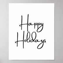 Happy Holidays Poster