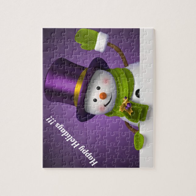 Happy Holidays Puzzle 1 (Vertical)