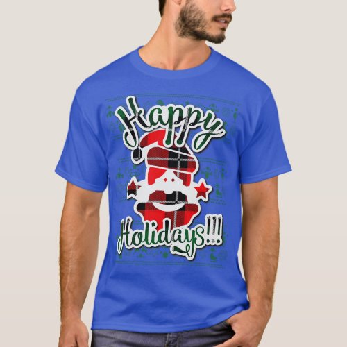 Happy Holidays Santa Claus 1 T_Shirt