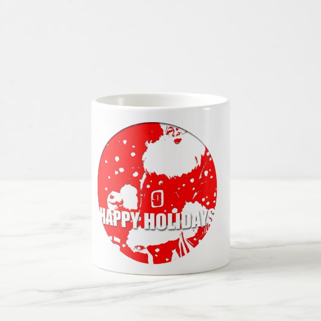 Happy Holidays - Santa Claus - Coffee Mug (Center)