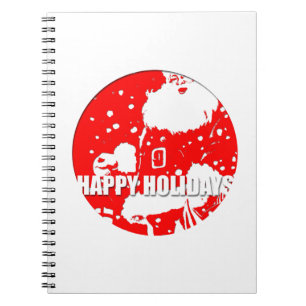 Happy Holidays - Santa Claus - Notebook