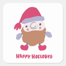 Happy holidays Santa Claus