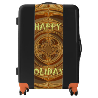 Happy Holidays Seamless Seasonal Gift Holiday Luggage