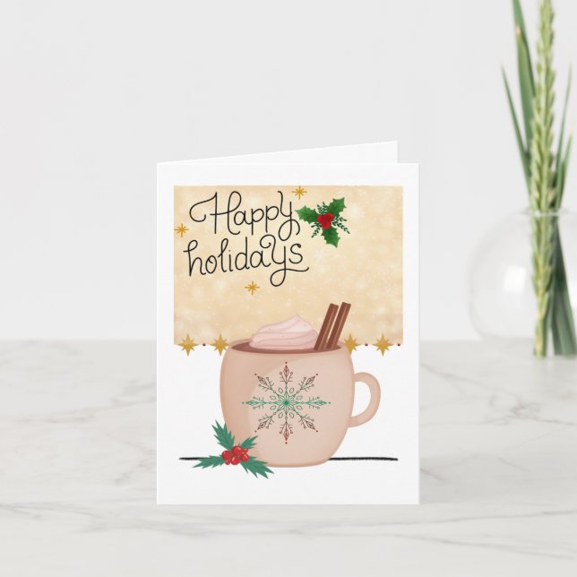 Happy holidays- Seasonal Greeting card (Front)