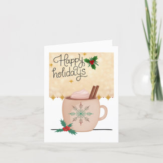 Happy holidays- Seasonal Greeting card