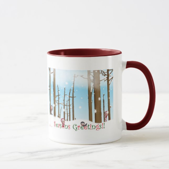 Happy Holidays/Seasons Greetings! Mug (Right)