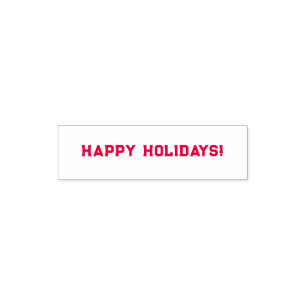 Happy Holidays Self-inking Stamp