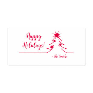 Happy Holidays Self-inking Stamp