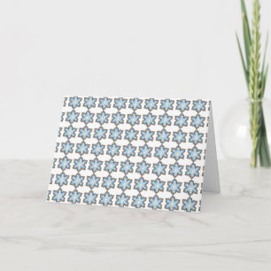 Happy Holidays Snowflake Christmas Hanukkah Holiday Card
