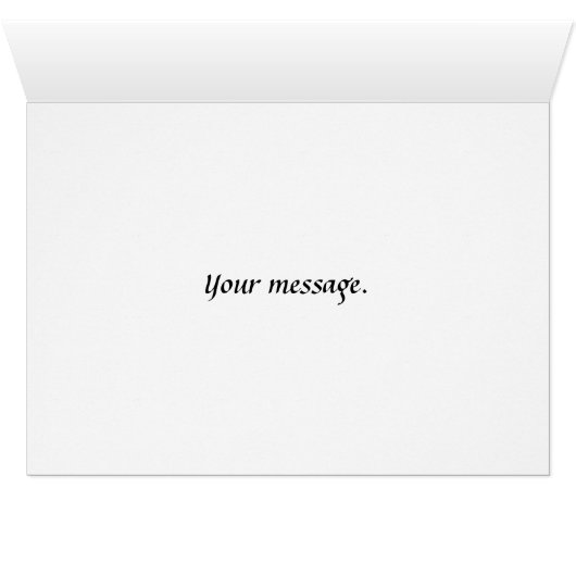 Happy Holidays Snowflakes Card (Inside Horizontal (Bottom))