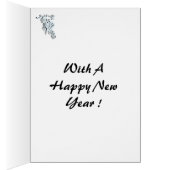 Happy Holidays Snowman Custom Cards (Inside (Right))