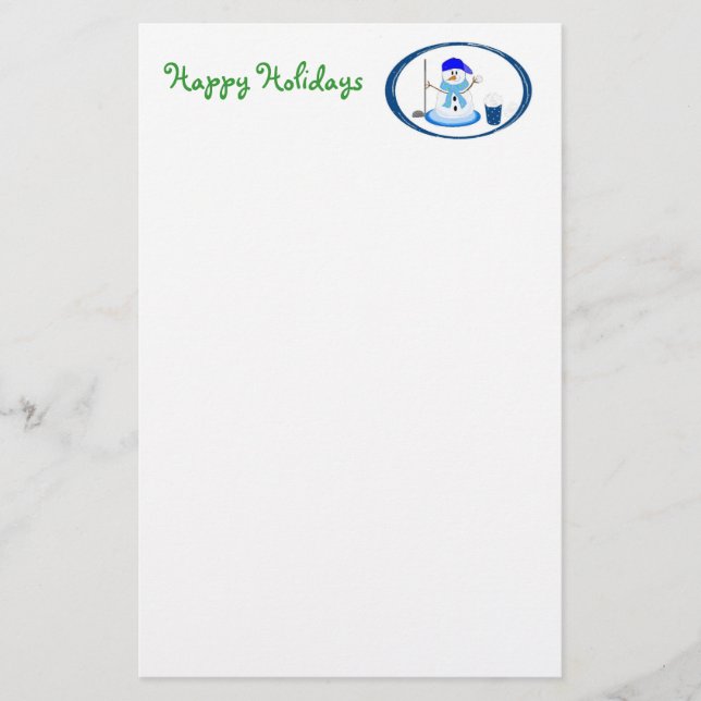 Happy Holidays Stationery (Front)