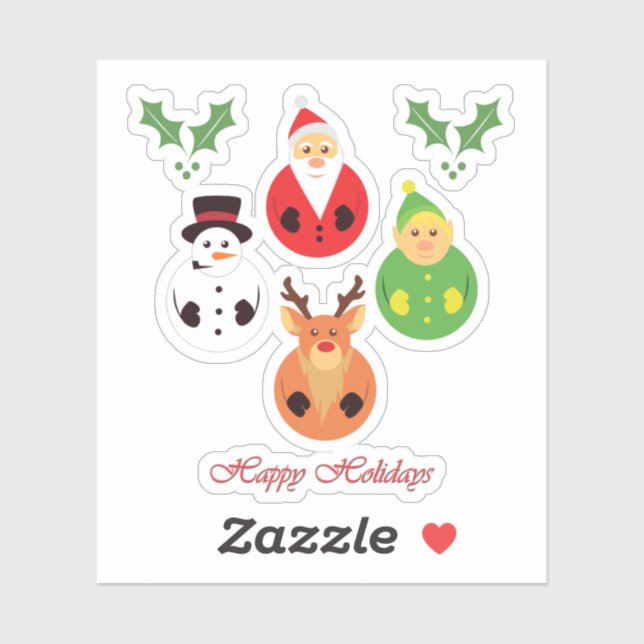 Happy Holidays! Sticker (Sheet)