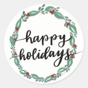 Happy Holidays Sticker