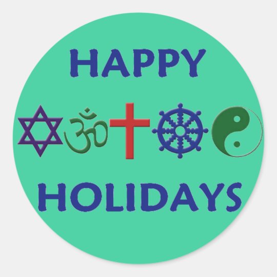 HAPPY HOLIDAYS Sticker