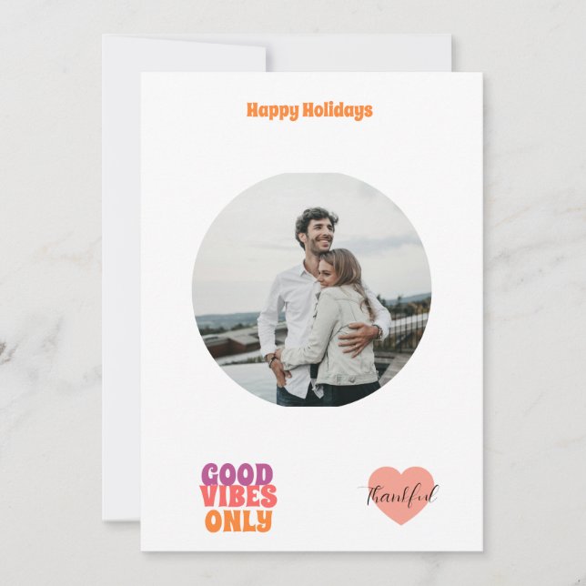 Happy Holidays Test Save The Date (Front)