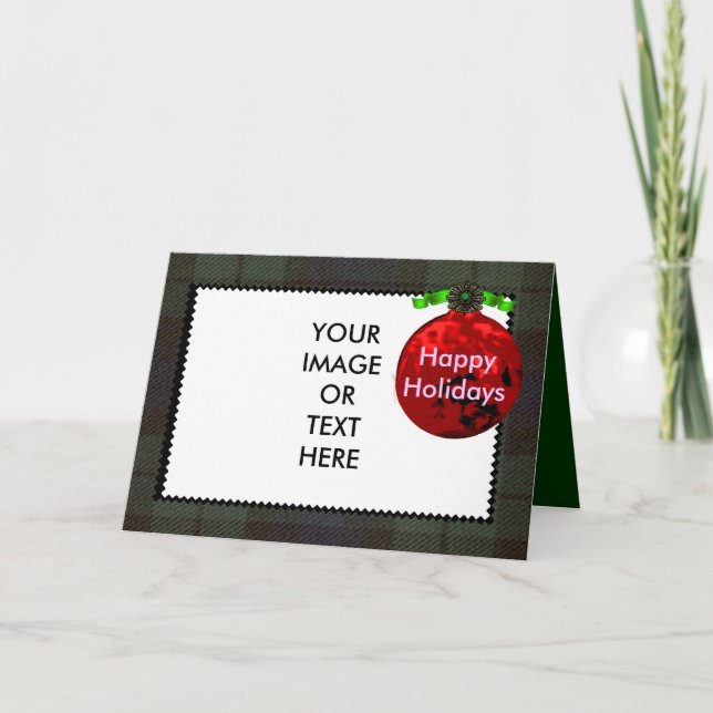 Happy Holidays The MUSEUM Zazzle Gifts Template 1a (Front)