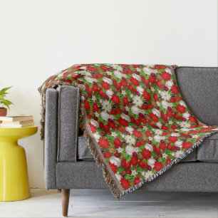 Happy Holidays Throw Blanket