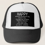 Happy Holidays Trucker Hat<br><div class="desc">Happy Holidays gift perfect fotr festive season</div>