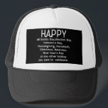 Happy Holidays Trucker Hat<br><div class="desc">Happy Holidays gift perfect fotr festive season</div>