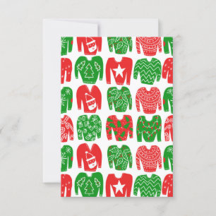 Happy Holidays Ugly Christmas Sweater Card