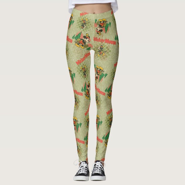 Mickey mouse christmas on sale leggings